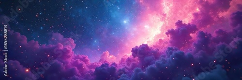 Ethereal, iridescent hues swirl in a mystical nebula, creating a captivating display of otherworldly color Perfect for fantasy, magic, and cosmic themes , energy, tints