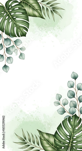 background with leaves
