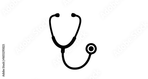 Object stethoscope vector medical equipment healthcare diagnostic tool doctor nurse heart checkup illustration 100 char vector