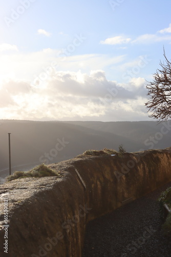 sunrise from the castle