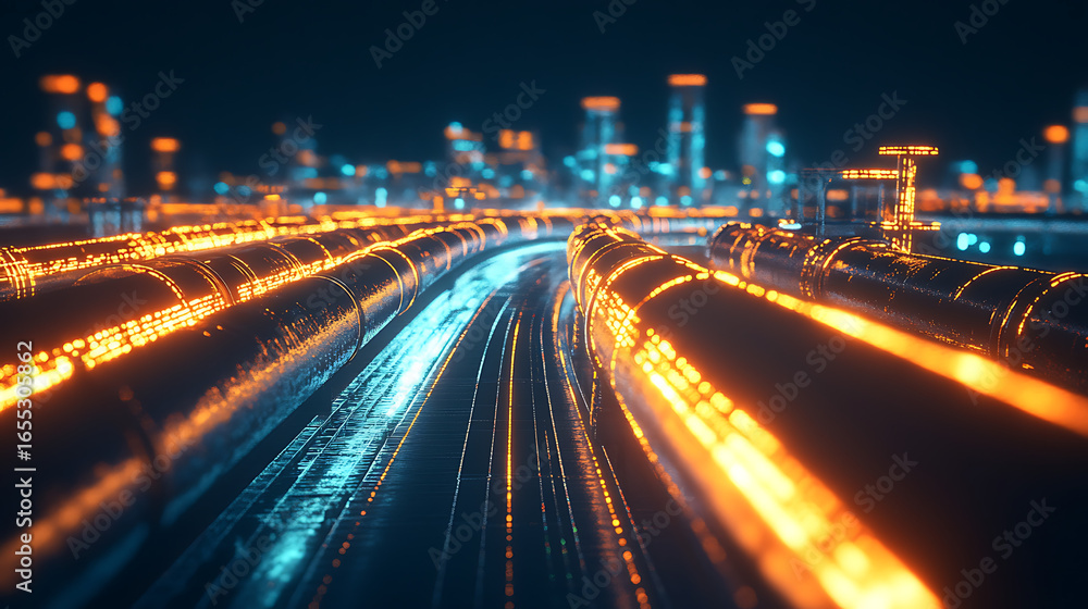 Obraz premium Multi-Platform Support for Pipe Routing Through Open Digital Twin APIs