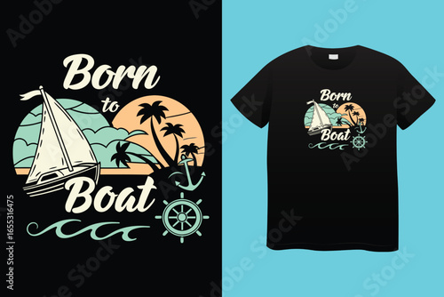 Great adventure sailor graphic vector art t-shirt design print