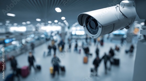 Airport terminal security camera