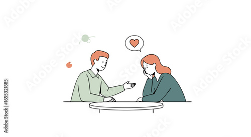 Romantic Connection Striving: Couple on a Date Seeking Relationship and Emotional Understanding Through Conversation and Affectionate Communication