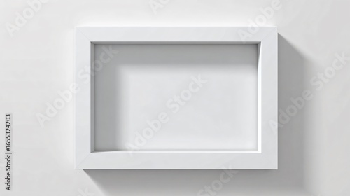 Elegant White Picture Frame for Modern Minimalist Decor