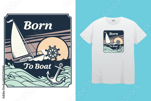 Life is better on the river vintage kayaking graphic printable. Good for t shirt design, retro badge, label. Adventure and outdoor sport activity design element.