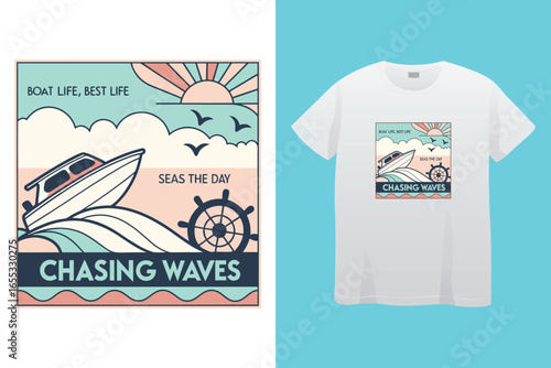 Life is better on the river vintage kayaking graphic printable. Good for t shirt design, retro badge, label. Adventure and outdoor sport activity design element.