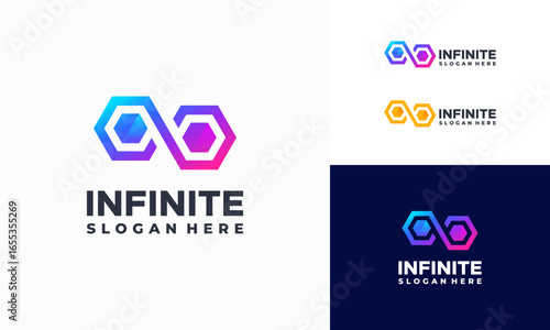 Modern Infinity Logo designs vector, Infinity Symbol icon template