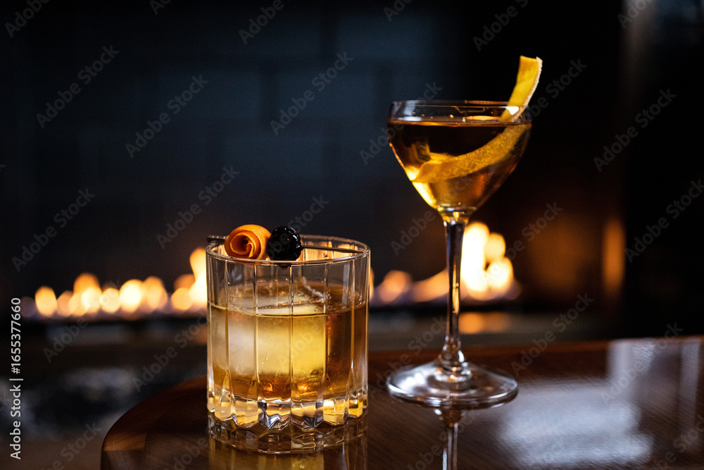 custom made wallpaper toronto digitalCocktails by the Fire
