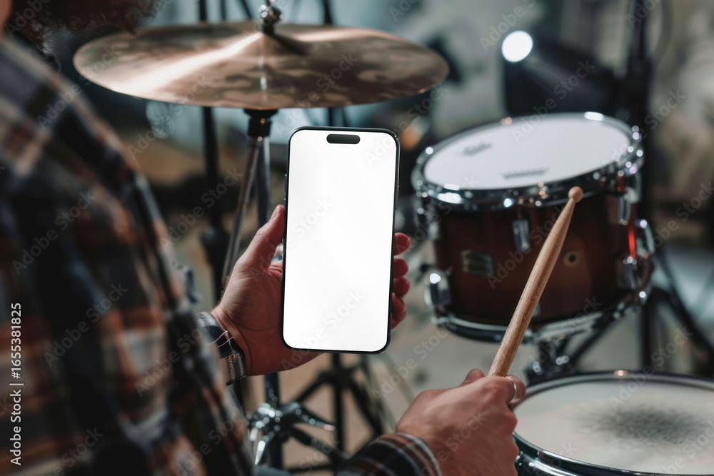 Obraz premium PNG mobile phone screen mockup, transparent design