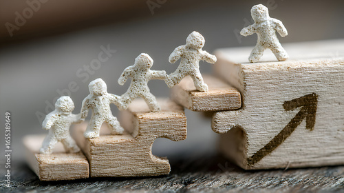 Teamwork, Collaboration, and Growth: Climbing the Steps to Success