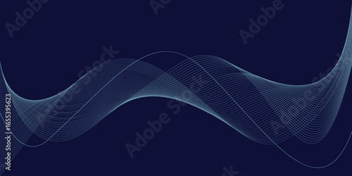 Minimal Abstract wavey background design
