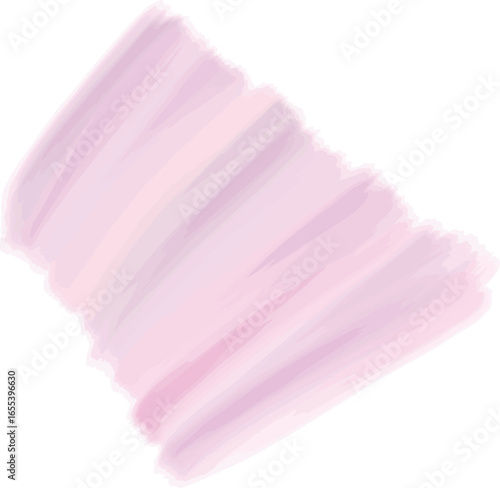 pink cotton swabs isolated on white