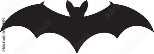 bat icon vector silhouette for party poster background use in ai eps png jpeg