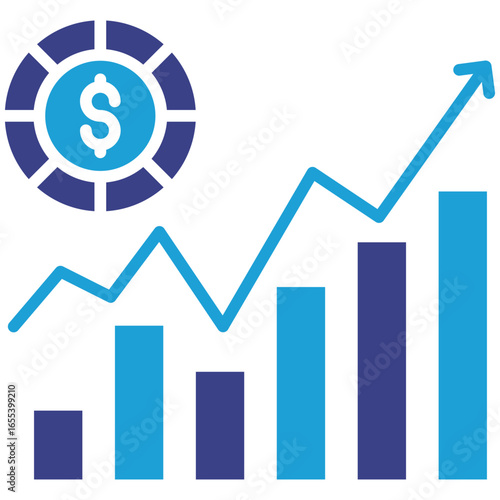 Blue Chip Stocks Icon
