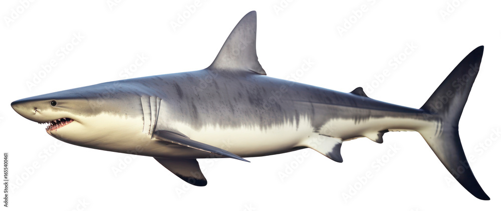 Naklejka premium PNG Great white shark animal fish