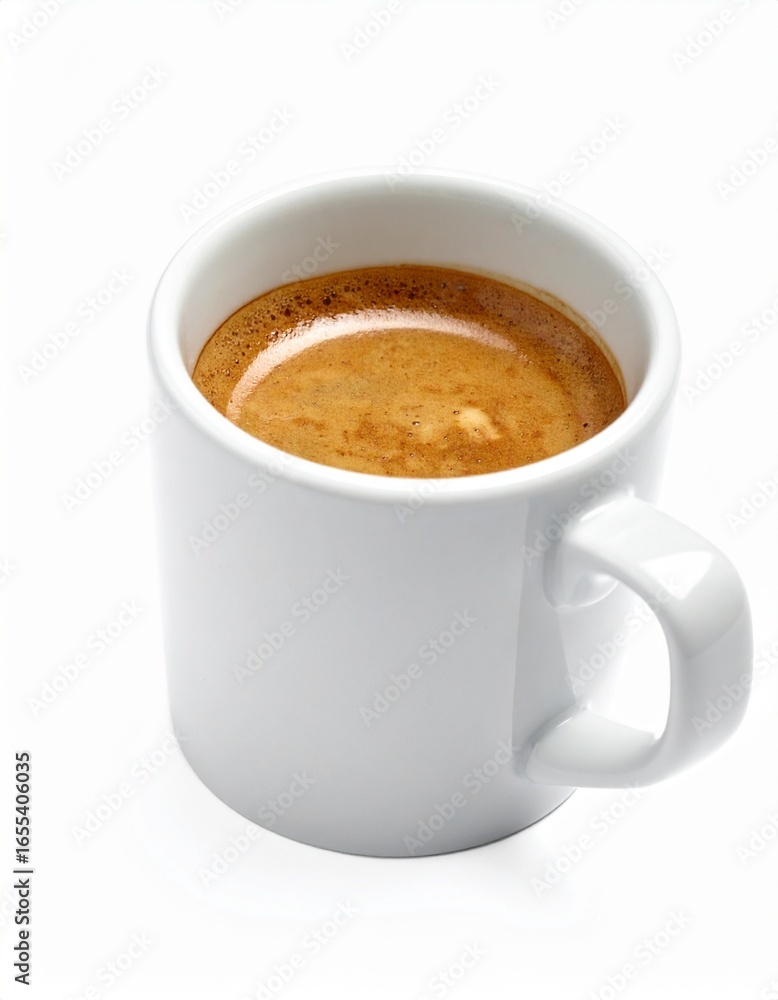 Start your day right with a cup of rich espresso in a clean white mug, perfect for focus and energy Start your day right with a cup of rich espresso in a clean white mug, perfect for focus and energy