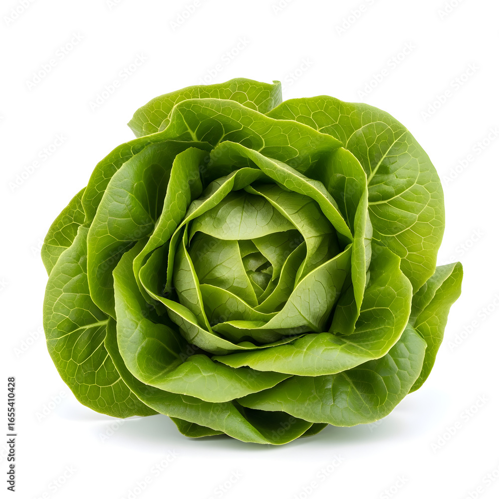 Obraz premium Lettuce Vegetable on white background