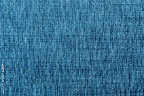 Detailed close-up of blue fabric texture