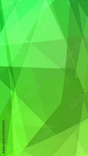 Abstract Green Geometric Pattern Background