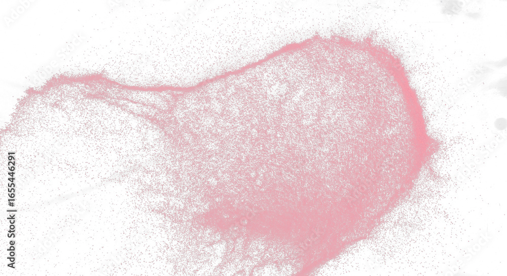 Fototapeta premium Small size red Sand flying explosion, blood sands grain wave explode. Abstract cloud fly. Red colored sand splash throwing in Air. black background Isolated high speed shutter, throwing freeze stop
