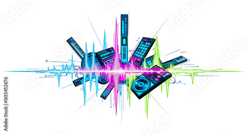 Isometric illustration of a bus stop with glass walls bench and a bus stop sign indicating public transport on transparent background