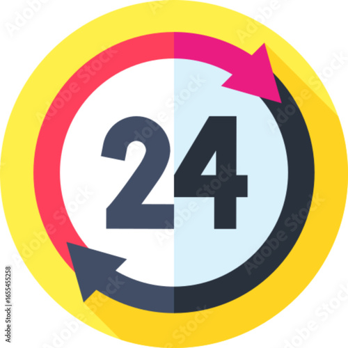 Twenty Four Hours Badge