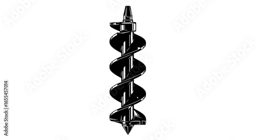 powerful auger drill bit efficient soil boring for construction agriculture and groundwork projects