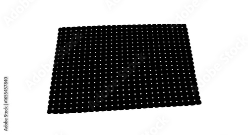 black woven placemat elegant table setting solution for modern dining providing a stylish and functional tabletop accessory for restaurants and homes