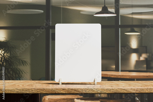 Blank Menu Mockup