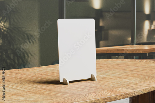 Blank Menu Mockup