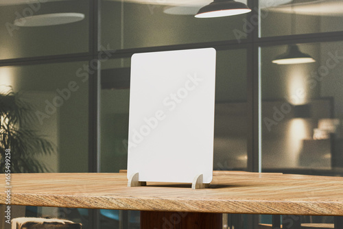 Blank Menu Mockup