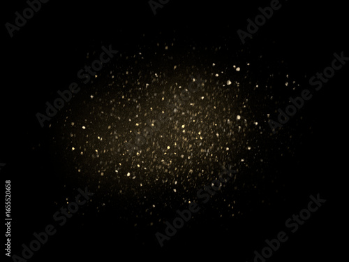 Watercolor illustration of a star nebula on a black background.