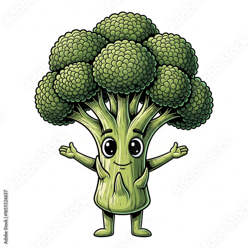 broccoli cartoon character