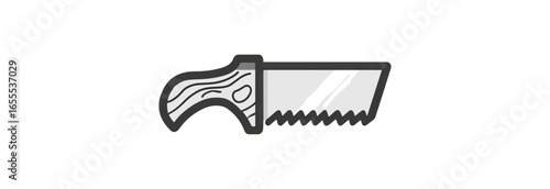 Hand saw illustration