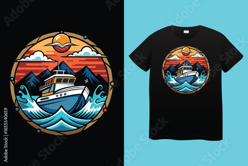 Lake Days Forever, Summer T Shirt Design