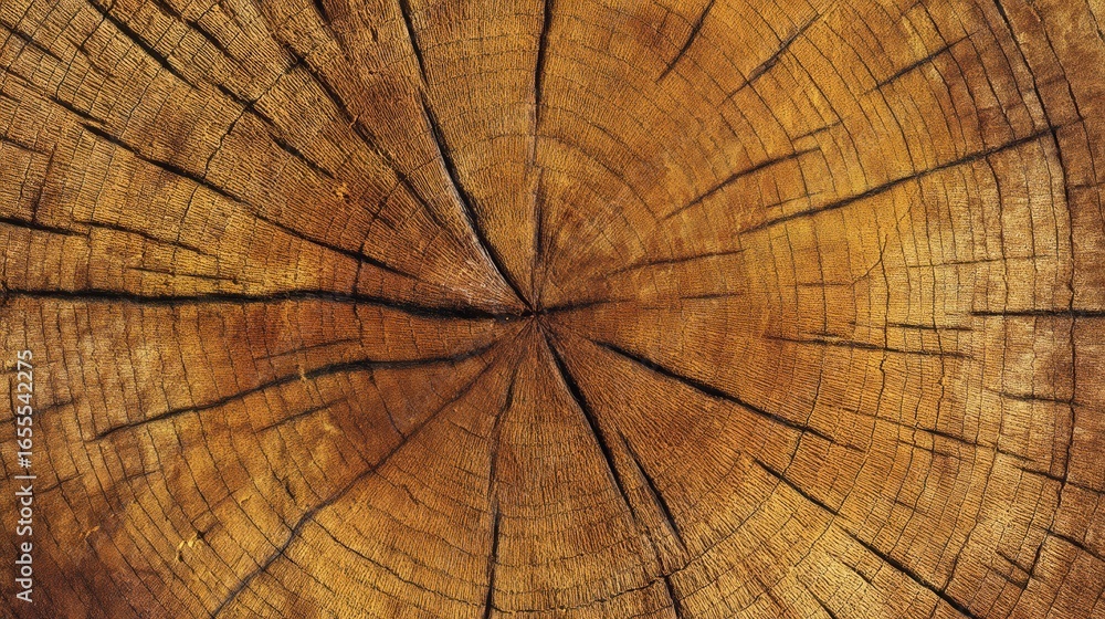 Fototapeta premium cross section of tree trunk