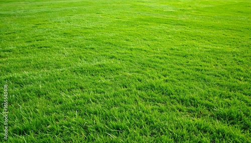 Lush green grass field