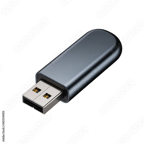 usb flash drive isolated