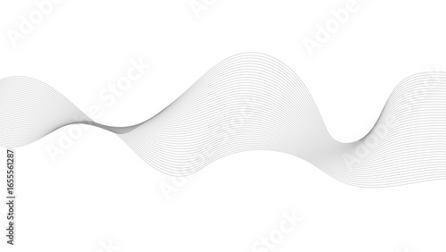 Abstract wave element for design digital frequency track equalizer. Abstract vector background with smooth color waves.
