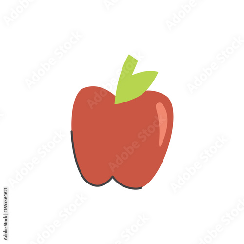 red apple