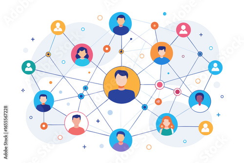 social network background