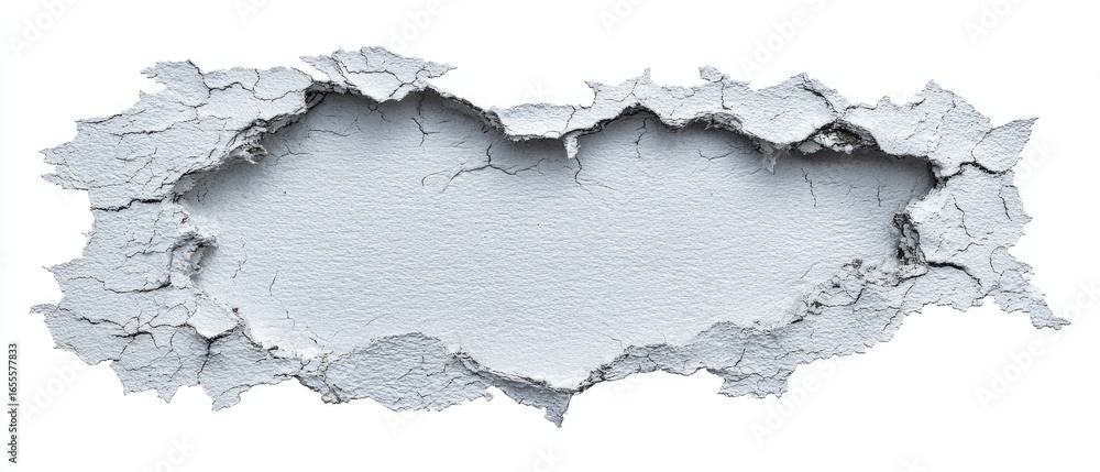 Obraz premium Ripped, light gray material, texture