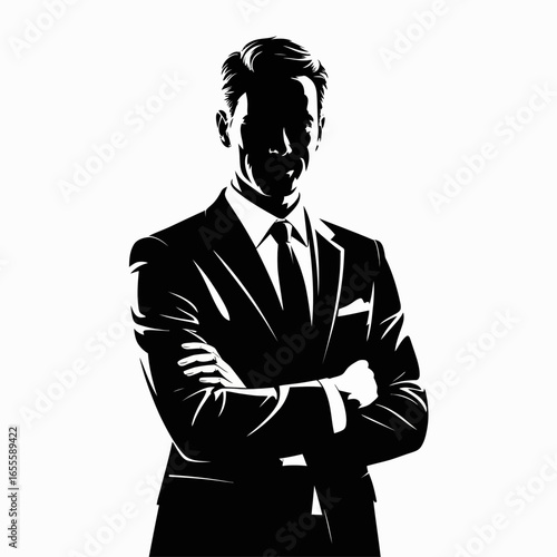 businessman holding a briefcase