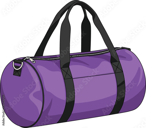 pink handbag isolated on white