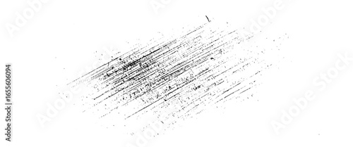 Cuadro en lienzo Vector Line With Scratch Texture With Dust Texture For Grunge Background