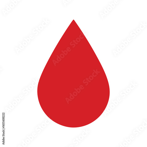 red drop of blood
