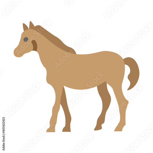 Horse Vector Flat Icon Design