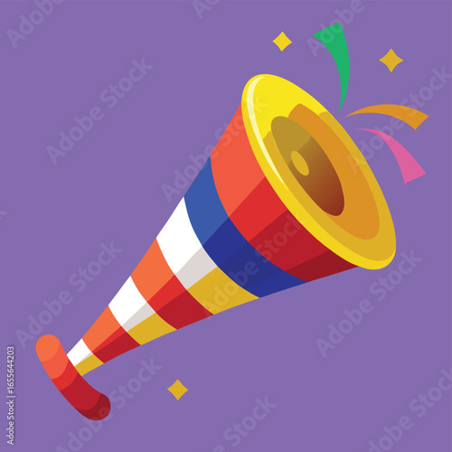 flat vector party horn (1).eps