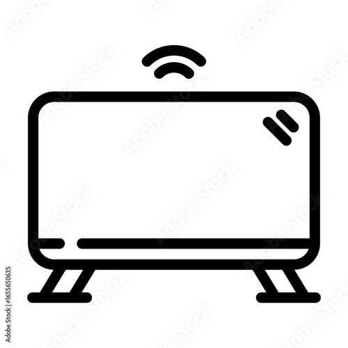 smart tv Line Icon